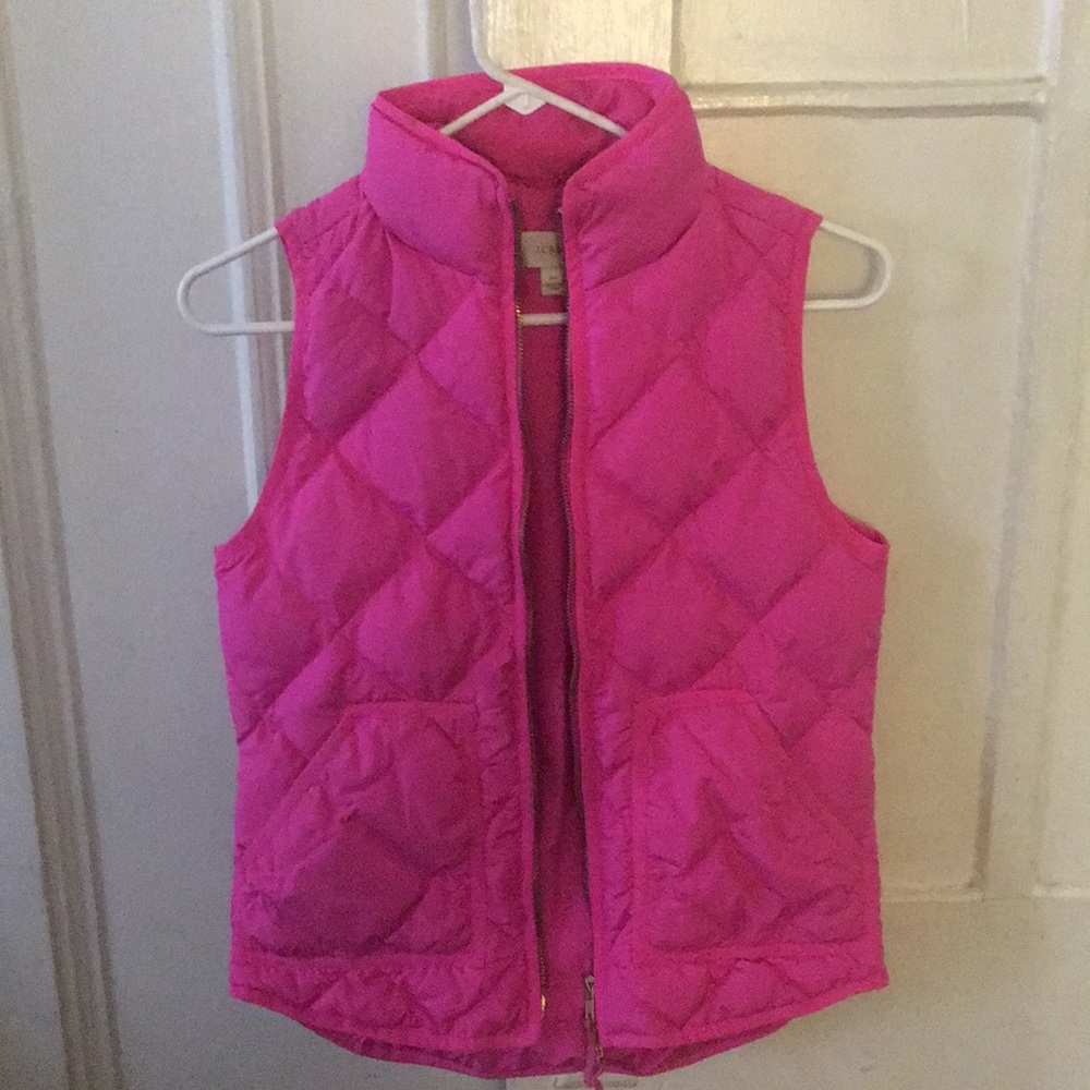 Women's j crew quilted puffer vest